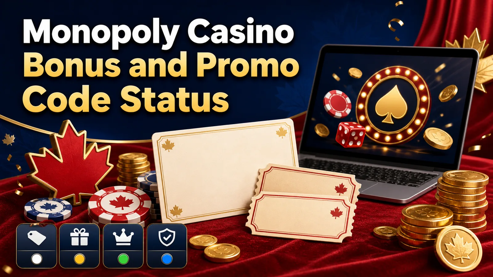 Monopoly Casino Bonus and Promo Code Status content image