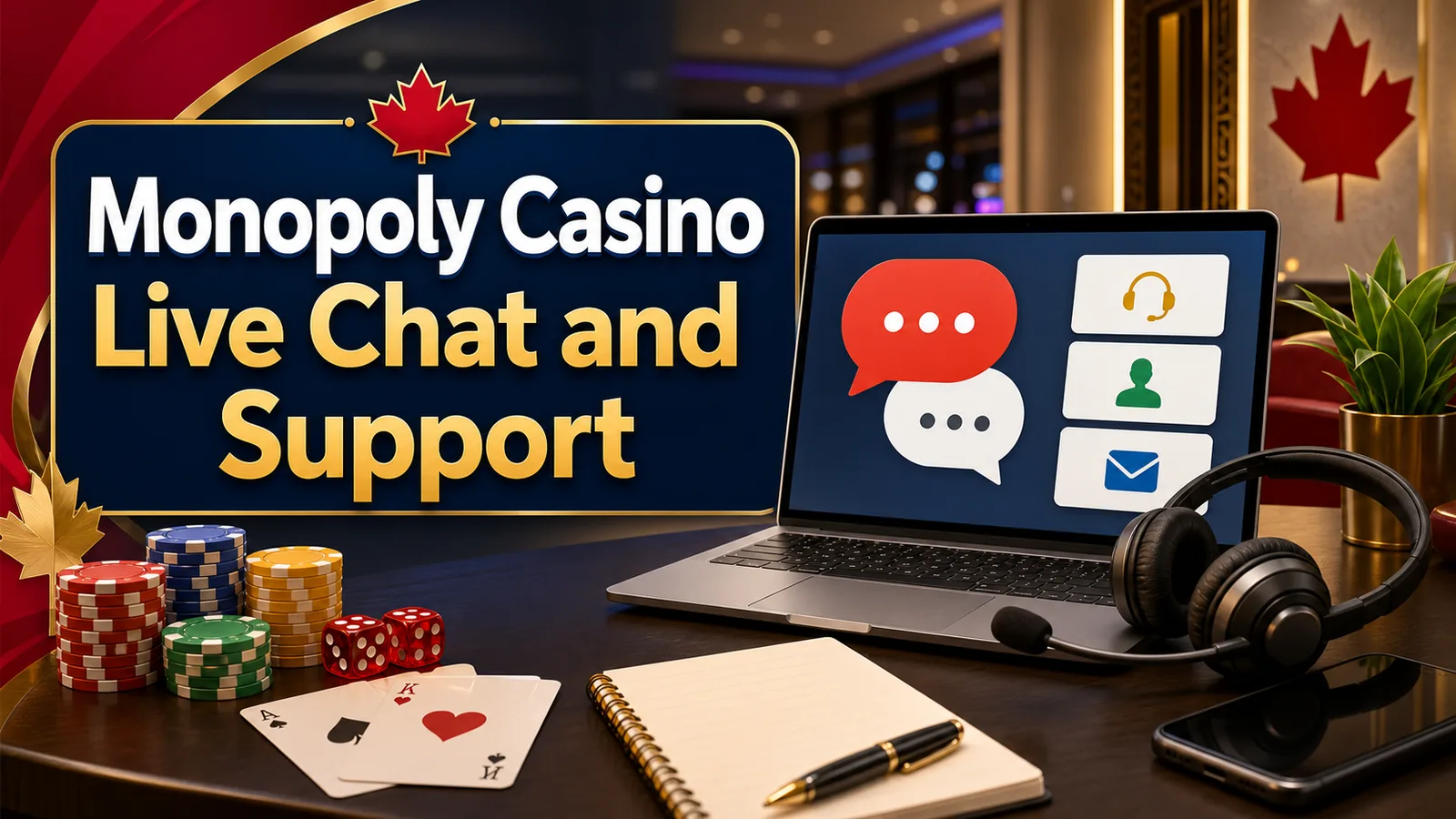Monopoly Casino Live Chat and Support content image